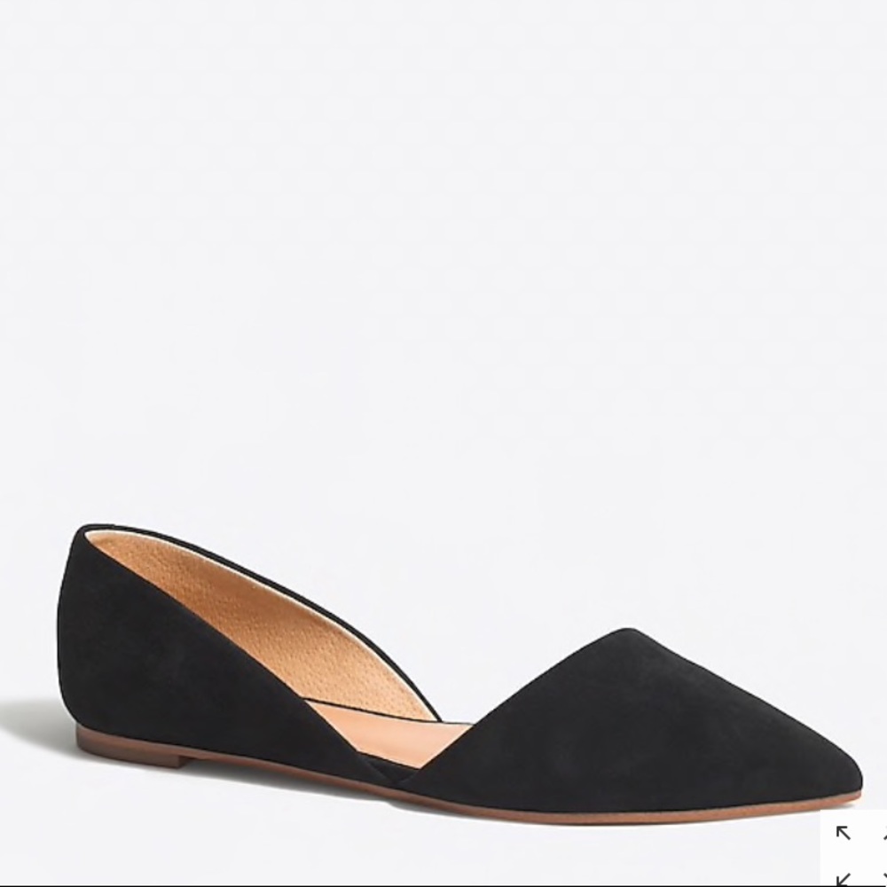 Zoe suede d’Orsay flats